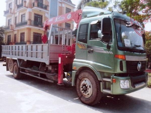 xe tải Thaco Auman C1500 gắn cẩu UNIC 554