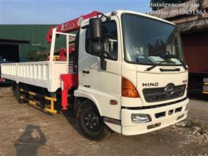 xe tải Hino FC9JLTA EURO4 gắn cẩu unic 344