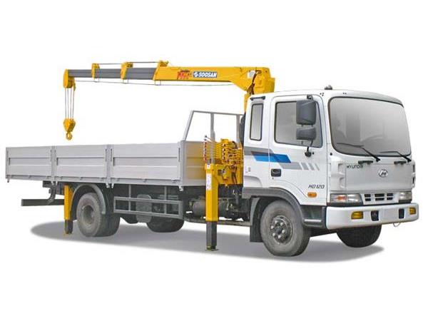Xe tải Hyundai hd120 gắn cẩu soosan (3 tấn 3)